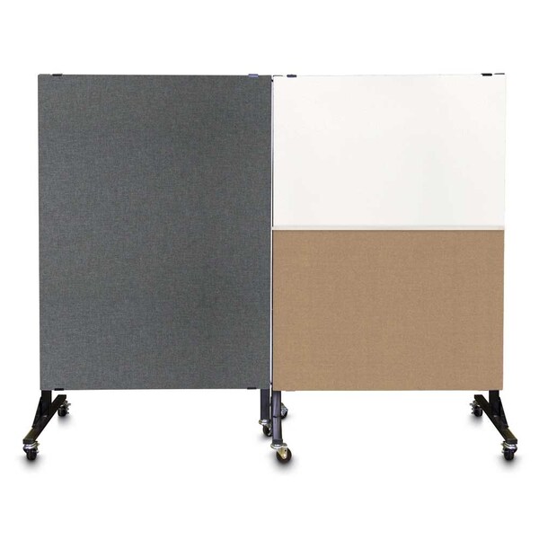 Sliding Door Indoor Enclosed Corkboard, 4
